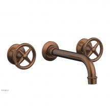 Phylrich 220-11/05A - Wall Lav Faucet Works, Cross Handles