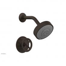 Phylrich 220-21/11B - Pb Shwr Kit Works, Cross Handle