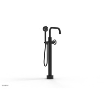 Phylrich 220-46-03/040 - Floor Mounted Tub Filler Cross Hdl W/Handshwr-Short