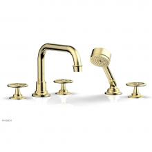 Phylrich 220-48/015 - Deck Tub Set Works W/ Hs, Cross Handle