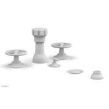 Phylrich 220-60/050 - Four Hole Bidet Set Works, Cross Handle