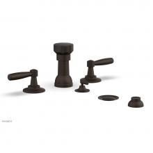 Phylrich 220-61/11B - Four Hole Bidet Set Works, Lever Handle