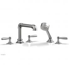 Phylrich 221-49/26D - Deck Tub Set Works Industrial W/ Hs, Lever Handle