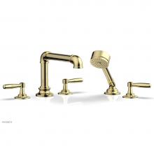 Phylrich 221-49/003 - Deck Tub Set Works Industrial W/ Hs, Lever Handle