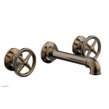 Phylrich 221-56/047 - Wall Tub Set Works Industrial, Cross Handle