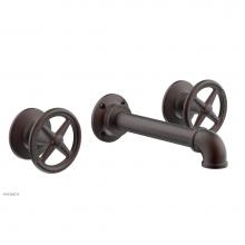 Phylrich 221-56/05W - Wall Tub Set Works Industrial, Cross Handle