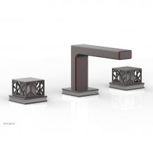 Phylrich 222-02-005X048 - Polished Copper (Living Finish) Jolie Widespread Lavatory Faucet With Rectangular Low Spout, Squar