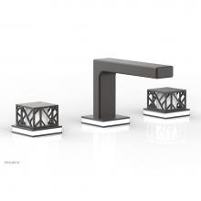 Phylrich 222-02-05WX051 - Weathered Copper Jolie Widespread Lavatory Faucet With Rectangular Low Spout, Square Cutaway Handl