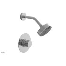 Phylrich 222-21-026X051 - Polished Chrome Jolie Pressure Balance Shower Set With Round Trim, Round Cutaway Handle, And Gloss