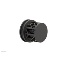 Phylrich 222-35/10BX041 - Oil Rubbed Bronze Jolie Diverter/Volume Control Trim With Round Cutaway Handles And Black Accents