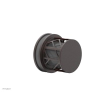 Phylrich 222-35-05WX048 - Weathered Copper Jolie Diverter/Volume Control Trim With Round Cutaway Handles And Grey Accents