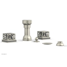 Phylrich 222-61/15BX048 - Four Hole Bidet Set, Sqr, Jolie