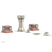 Phylrich 222-61/15BX042 - Four Hole Bidet Set, Sqr, Jolie