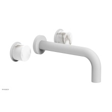 Phylrich 230-13/050X031 - Wall Lav Set Wht Marble Basic Ii