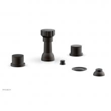 Phylrich 230-60/10B - 4 Hole Bidet Knurl Hdl