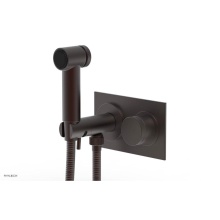 Phylrich 230-65/05W - Wall Mount Bidet   Knurled Hdls Basic Ii