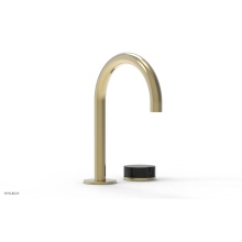 Phylrich 250-06/03U - Circ Sngl Faucet W Marble Handles, P To Close Drain