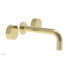 Phylrich 250-11/003 - Wall Lav Faucet W Brass Handles, P To Close Drain