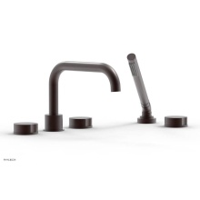 Phylrich 250L-48/05W - Deck Tub Set W/Hand Shower Brass Handles