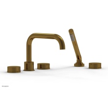 Phylrich 250L-48/002 - Deck Tub Set W/Hand Shower Brass Handles