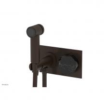 Phylrich 250-66/11BX030 - Wall Monted Bidet, Black Marble Handle