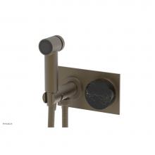Phylrich 250-66/008X030 - Wall Monted Bidet, Black Marble Handle