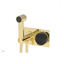 Phylrich 250-66/003X030 - Wall Monted Bidet, Black Marble Handle