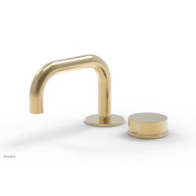 Phylrich 250L-04/004 - Circ Sngl Faucet W Brass Handles, P To Close Drain
