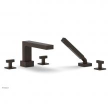 Phylrich 255-49/11B - CROI - Deck Tub Set with Hand Shower - Lever Handles