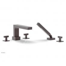 Phylrich 255-49/05W - CROI - Deck Tub Set with Hand Shower - Lever Handles