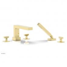 Phylrich 255-49/003 - CROI - Deck Tub Set with Hand Shower - Lever Handles