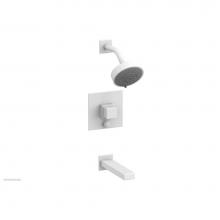 Phylrich 290-29/050 - MIX Pressure Balance Tub and Shower Set - Cube Handle 290-29
