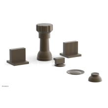 Phylrich 291-60/008 - 4 Hole Bidet Set, Blade Hdl, Stria Series