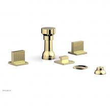 Phylrich 291-60/003 - 4 Hole Bidet Set, Blade