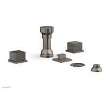 Phylrich 291-63/15A - 4 Hole Bidet Set, Cube