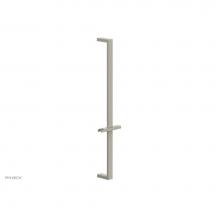 Phylrich 3-502/15B - Burnished Nickel 27'' Flat Adjustable Handshower Slide Bar With Holder