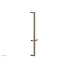 Phylrich 3-502/047 - Antique Brass 27'' Flat Adjustable Handshower Slide Bar With Holder