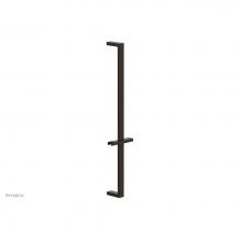 Phylrich 3-502/11B - Antique Bronze 27'' Flat Adjustable Handshower Slide Bar With Holder