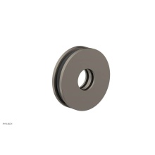 Phylrich 3-639-15AX041 - Pewter Jolie Round Shower Arm Flange With Black Accents