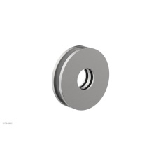 Phylrich 3-639-26DX048 - Satin Chrome Jolie Round Shower Arm Flange With Grey Accents