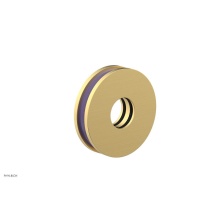 Phylrich 3-639-24BX046 - Burnished Gold Jolie Round Shower Arm Flange With Purple Accents
