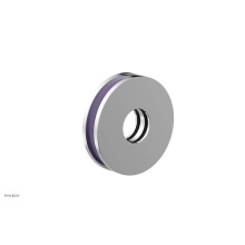 Phylrich 3-639-026X046 - Polished Chrome Jolie Round Shower Arm Flange With Purple Accents