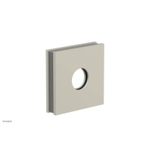 Phylrich 3-722-15BX048 - Burnished Nickel Jolie Square Shower Arm Flange With Grey Accents