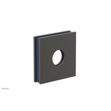 Phylrich 3-722-10BX044 - Oil Rubbed Bronze Jolie Square Shower Arm Flange With Navy Blue Accents