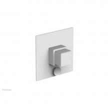 Phylrich 4-110/050 - MIX Pressure Balance Shower Plate with Diverter and Handle Trim Set - Cube Handle 4-110