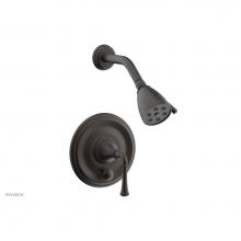 Phylrich 4-150/10B - COINED Pressure Balance Shower and Diverter Set (Less Spout), Lever Handle 4-150