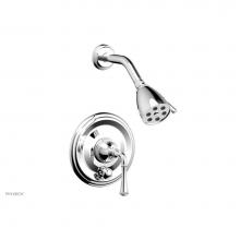 Phylrich 4-150/004 - COINED Pressure Balance Shower and Diverter Set (Less Spout), Lever Handle 4-150