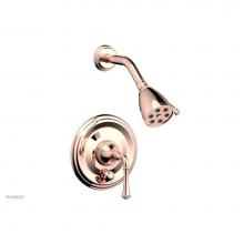 Phylrich 4-150/005 - COINED Pressure Balance Shower and Diverter Set (Less Spout), Lever Handle 4-150