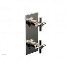 Phylrich 4-350/014 - BASIC 1/2'' Thermostatic Valve with Volume Control or Diverter Cross Handles 4-350