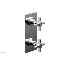 Phylrich 4-356/02C - 1/2'' Mini Therm, Basic Blade Cross Hdls